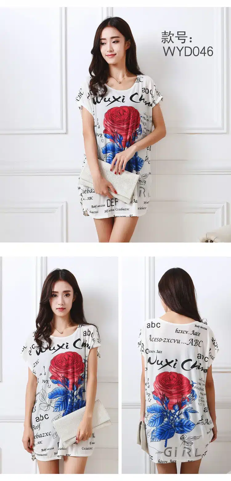 2017 spring summer women tops Plus Size Women short sleeve Loose Casual tunic big large tops tees t shirt 4xl 5xl 26