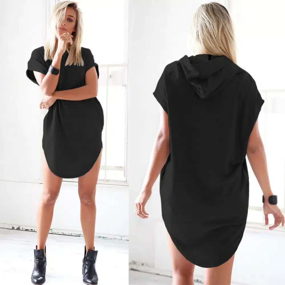 Camisas Femininas 2017 T Shirt Hooded T-Shirt Women Short Sleeve Summer Tops Vetement Femme Tshirt Plus Size Poleras De Mujer 6