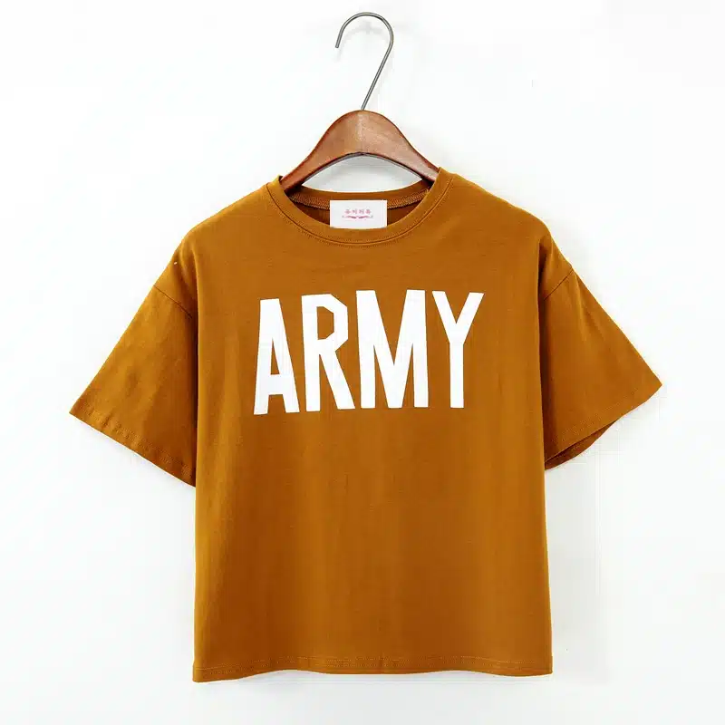 Merry Pretty Women Tshirt 2017 Summer Style Army Green T Shirts Harajuku Loose Casual Tops Letter Print Female T-shirt Blusa 23