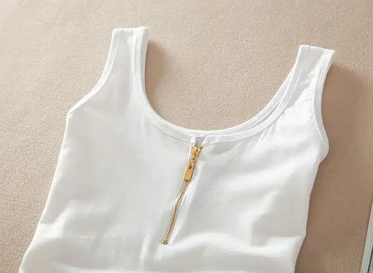 New Arrival Women Fashion Summer casual Solid Cotton Sleeveless Vest Tank Tops t shirt Candy Color Basic Crop Bustier Top Women 13