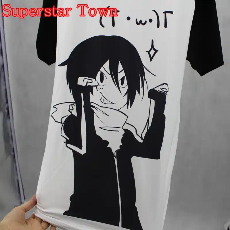 2016 Summer Style Sudadera Anime Tops Tee Casaul Noragami T-shirt Women Japan Cool Clothes Patchwork Female Harajuku Shirt 10