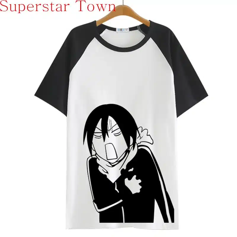 2016 Summer Style Sudadera Anime Tops Tee Casaul Noragami T-shirt Women Japan Cool Clothes Patchwork Female Harajuku Shirt 13