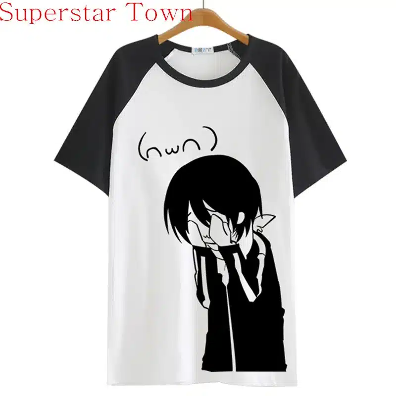 2016 Summer Style Sudadera Anime Tops Tee Casaul Noragami T-shirt Women Japan Cool Clothes Patchwork Female Harajuku Shirt 15