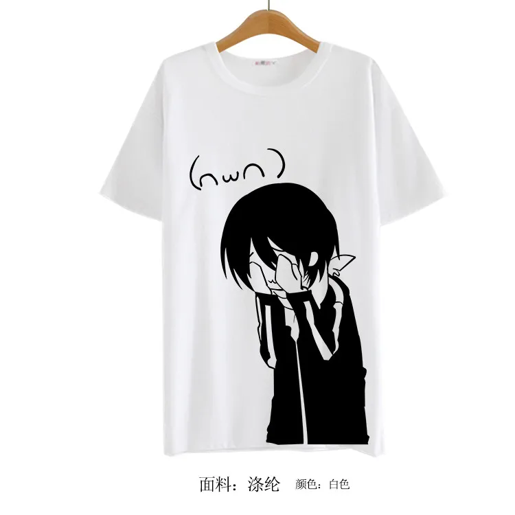 2016 Summer Style Sudadera Anime Tops Tee Casaul Noragami T-shirt Women Japan Cool Clothes Patchwork Female Harajuku Shirt 18