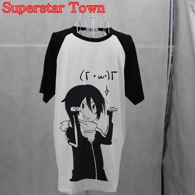 2016 Summer Style Sudadera Anime Tops Tee Casaul Noragami T-shirt Women Japan Cool Clothes Patchwork Female Harajuku Shirt 19