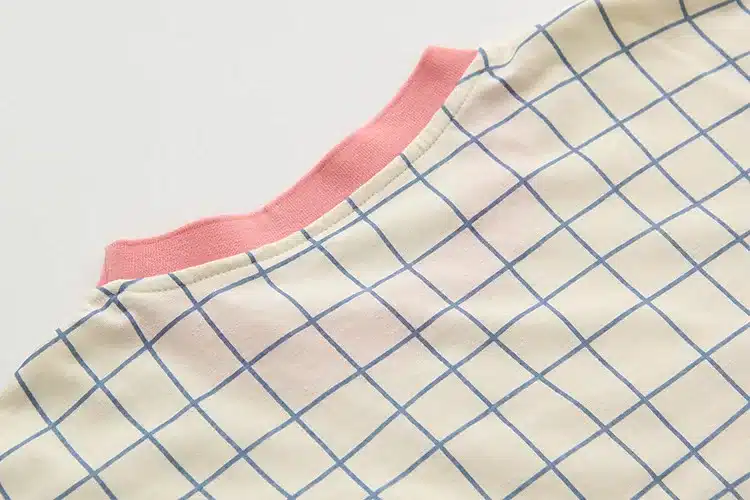 Merry Pretty New Summer Women Letter Embroidery Plaid t shirt Fashion Patchwork Design T shirts Short Sleeve Casual Cotton Tops 24