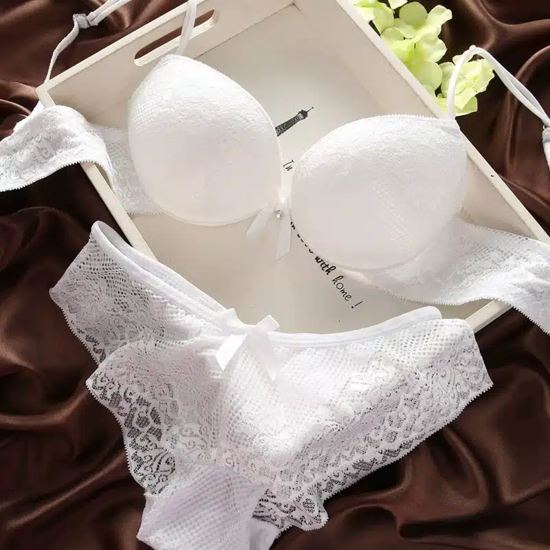 Fashion fashion lace sexy thin deep V-neck push up underwear hot-selling vintage solid color bra set 3