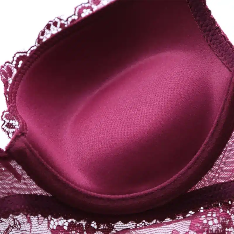 Fashion sexy push up adjustable lace underwear accept supernumerary breast bra thickening bra set high quality lingerie sets 9