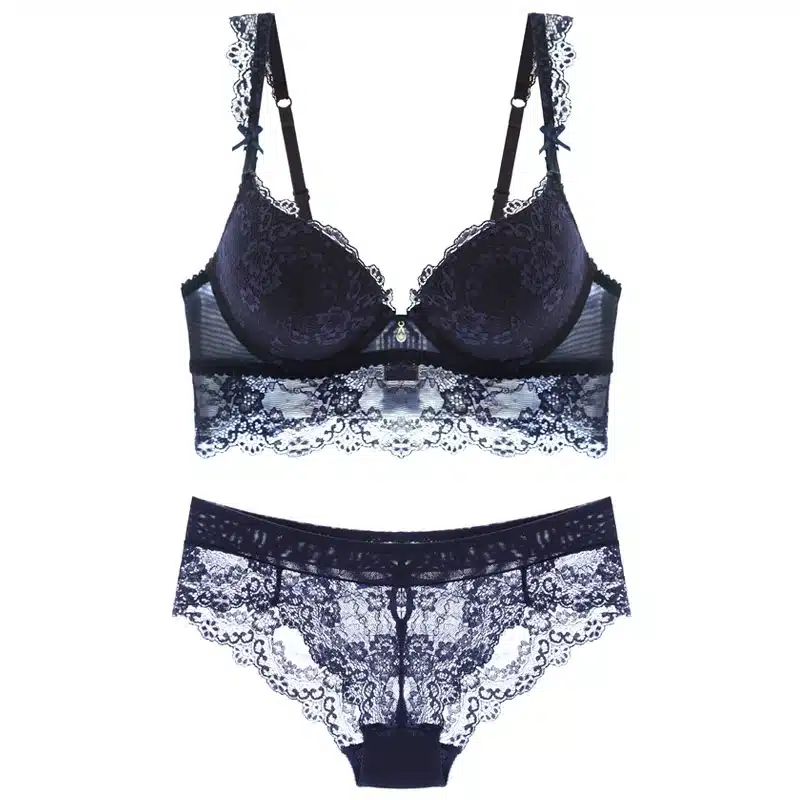 Fashion sexy push up adjustable lace underwear accept supernumerary breast bra thickening bra set high quality lingerie sets 10