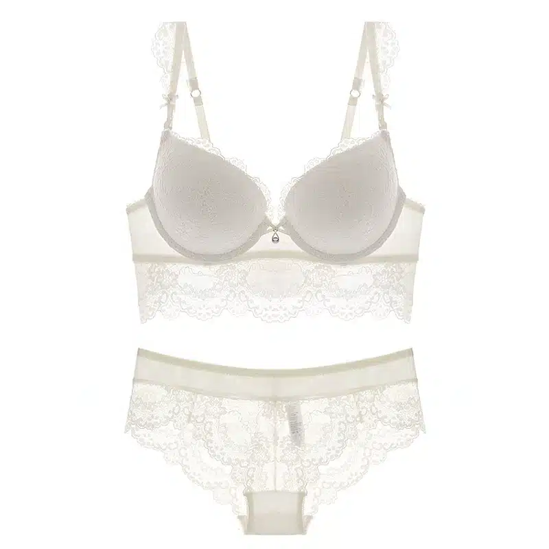 Fashion sexy push up adjustable lace underwear accept supernumerary breast bra thickening bra set high quality lingerie sets 11