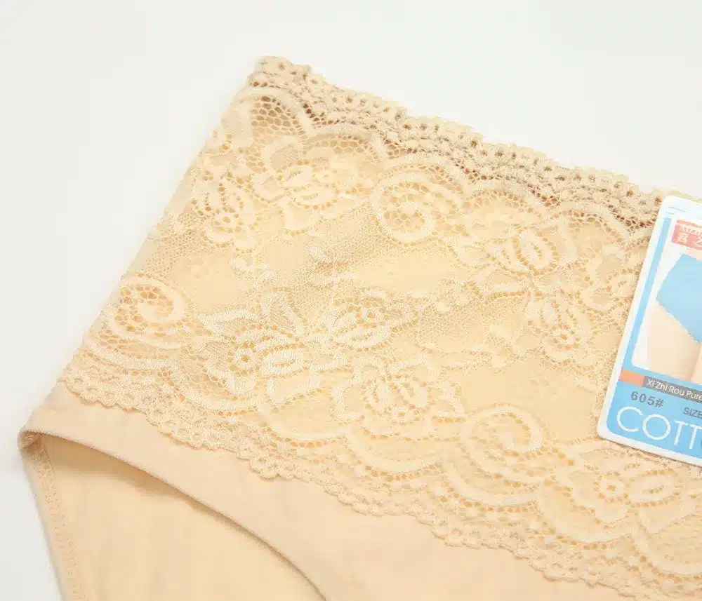 4PCS/Large Size women sexy lace panties seamless cotton breathable panty Hollow briefs girl sexy underwear XXXL 4XL 5XL 25