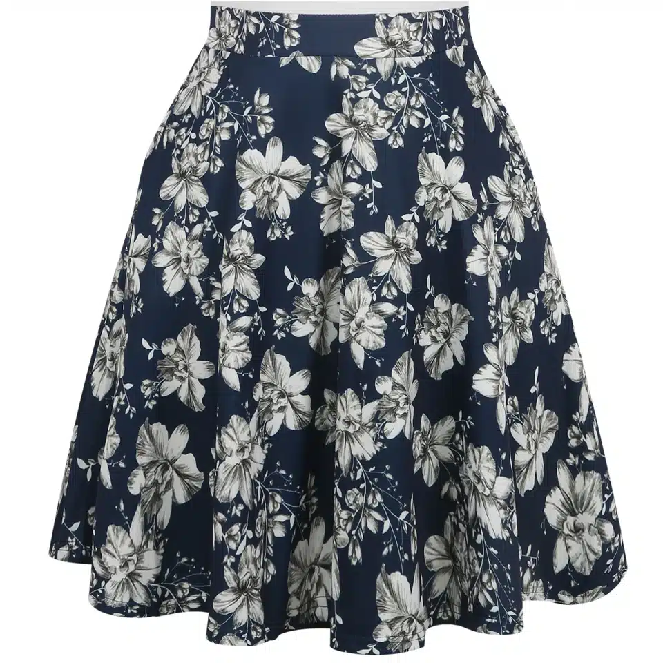 Oxiuly Women Vintage 1950s style Dress Floral Print White Patchwork Casual Party Dress Black Elegant Female Sexy Mini Dress 12