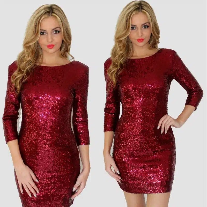 Green Sequin Dress Women Sexy Club Dresses 2018 Slim Fit Backless Bodycon Party Nightclub Mini Vintage Dress vestido lentejuelas 19