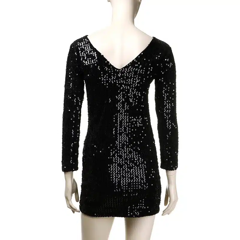 Green Sequin Dress Women Sexy Club Dresses 2018 Slim Fit Backless Bodycon Party Nightclub Mini Vintage Dress vestido lentejuelas 34