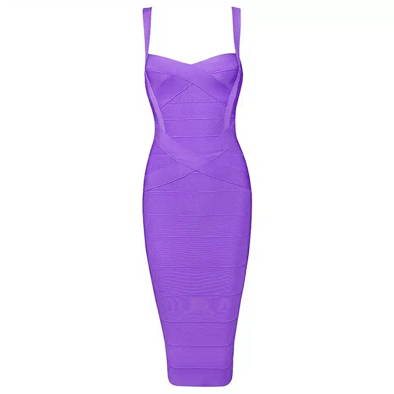 INDRESSME 2017 Women's Midi Bandage Dress Sexy Spaghetti Strap Bodycon Club Party Dresses Vestidos Wholesale 23