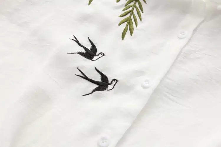 2018 Top Summer Women Casual Tops Short Sleeve Embroidery White Top Blouses Shirts Sexy Kimono Loose Beach Shirt Blusas Feminina 30