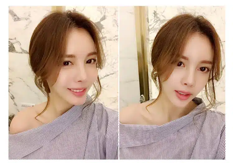 Women Striped Blouses Sexy Skew Collar Batwing Long Sleeve Loose Blue Blouse 2018 Women Spring Button Casual Shirt Tops Bts Kpop 14