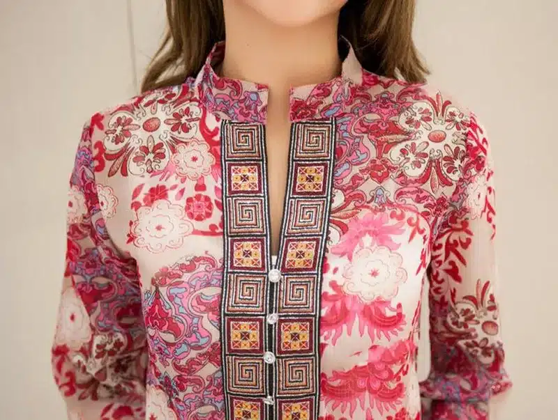 2017 Summer Women Shirt Blouse Style Fashion Chiffon Half Sleeve Plus size 5XL Floral Casual Top Embroidery Woman Tunic Blouses 19