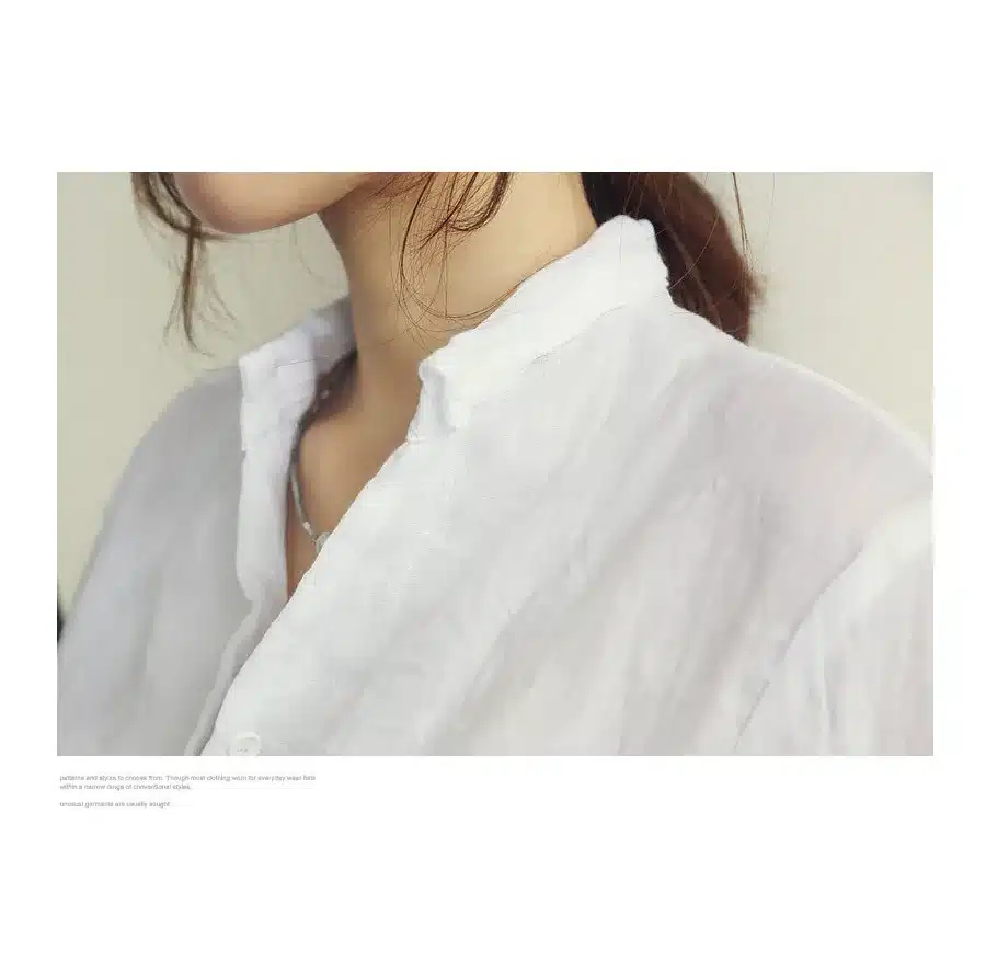 Chemisier Femme Womens Tops Fashion 2018 Autumn Linen White Shirt Women Long Sleeve Blouse Korean Woman Clothes Roupas Femininas 21