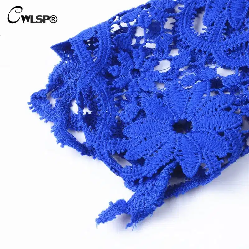 CWLSP Plus size Women Chiffon Blouses Shirts Long Sleeve Tops Lace Blouses Hollow out Crochet Blusas Femininas 2017 Fashion 13