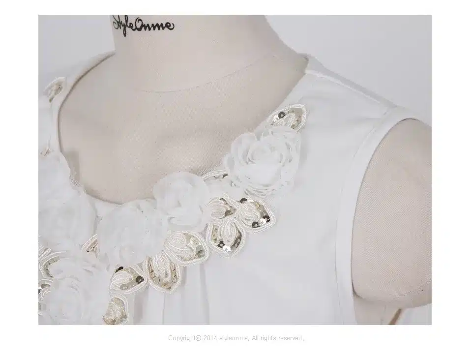 blusas femininas 2018 women blouses blusa feminino womens tops fashion Sleeveless Chiffon Shirt S-6XL Plus Size White Black 32