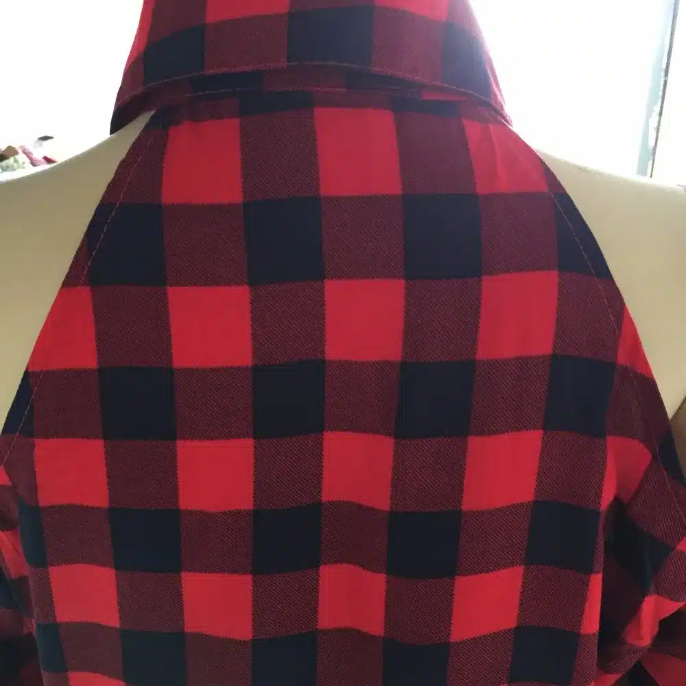 Dioufond Spring Red Plaid Off Shoulder Tops Shirts For Women Long Sleeve Blouse Sexy Blouses V Neck Women Tops Blusas Femininas 16