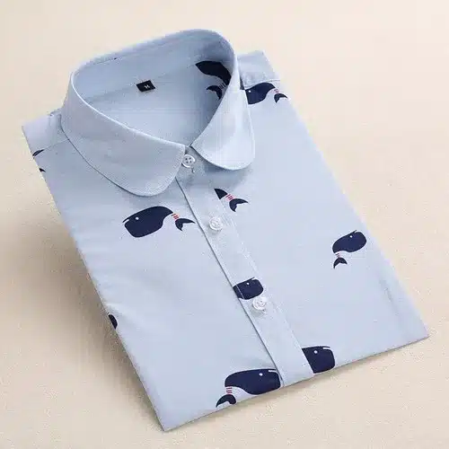 Dioufond New Women Print Blouse Fashion Cartoon Tops Floral Printed Shirt Long Sleeve Shirts Female Plus Size Camisas Femininas 4
