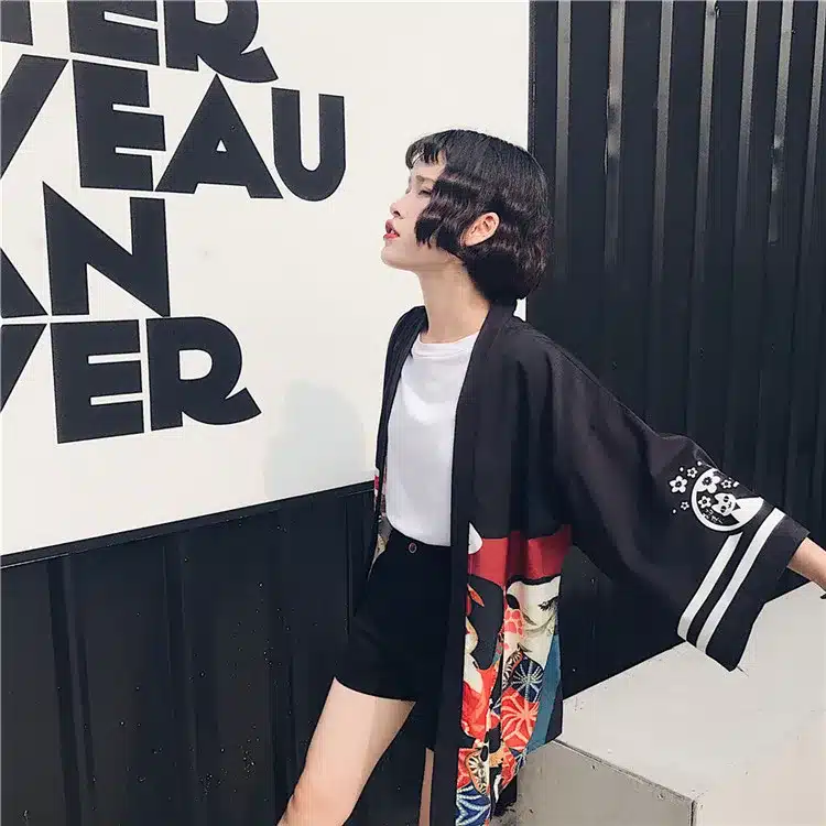 2017 Harajuku Fashion Women Blouses Summer Vintage Kimono Kawaii Cardigan Thin Sun Protection Shirts Cover Up Sunscreen Blouse 18
