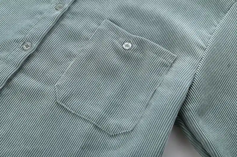 Warm Women Corduroy Cotton Shirt Female Long Sleeve Tops Fashion Plus Size Winter Bodycon Casual Blouse Chemise Femme Clothes 17