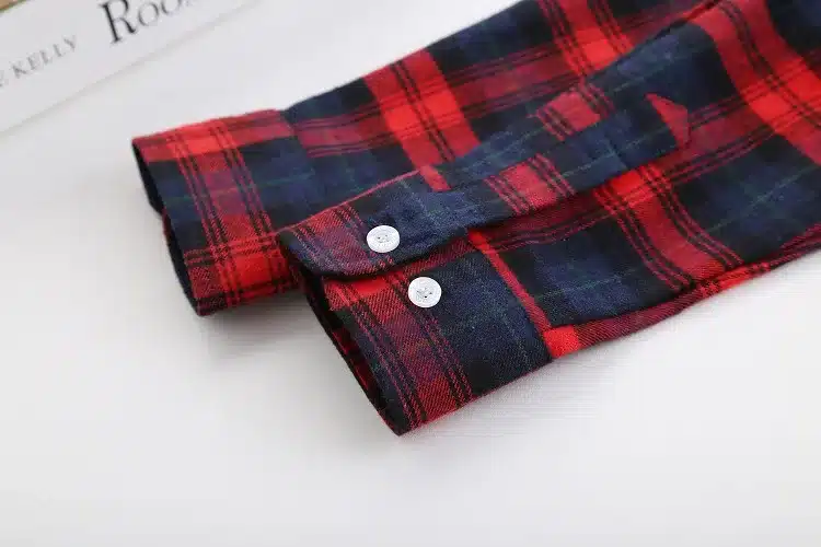2017 Brand New Fashion Plaid Shirt Female Casual Style Women Blouses Long Sleeve Flannel Shirt Plus Size Cotton Blusas Tops 5XL 52