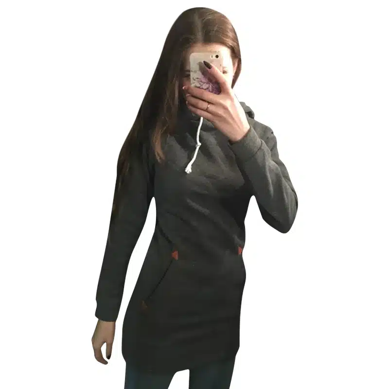 Women Fashion Hoodies Sweatshirt Long Sleeve Zip Sweatshirts Feminino Winter Moleton Pullovers Harajuku Hoodie Plus Size LJ5841M 24