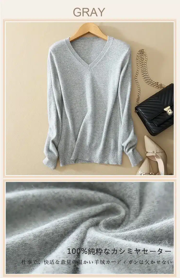 Cashmere Sweater V Neck Women Fashion Autumn Pullovers Knit Cashmere Sweater Women Slim Knit Coat Female Blouse Winter Knitwear 8