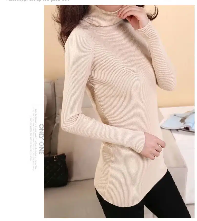 2018DRL Sweater Women Turtleneck Pullover Ladies Shirt Hot Sale Female Warm Clothing female knitted sweater high quality 10