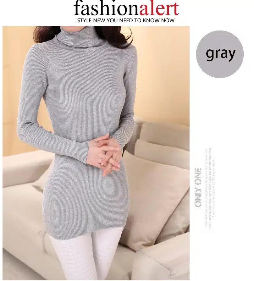 2018DRL Sweater Women Turtleneck Pullover Ladies Shirt Hot Sale Female Warm Clothing female knitted sweater high quality 12