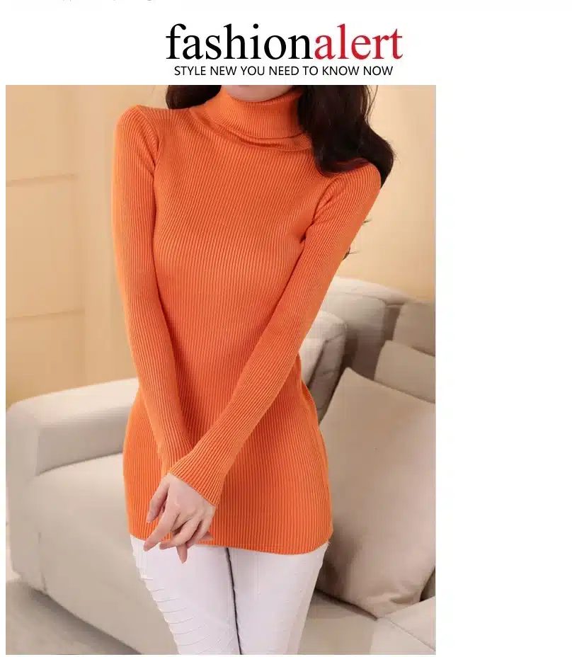 2018DRL Sweater Women Turtleneck Pullover Ladies Shirt Hot Sale Female Warm Clothing female knitted sweater high quality 18