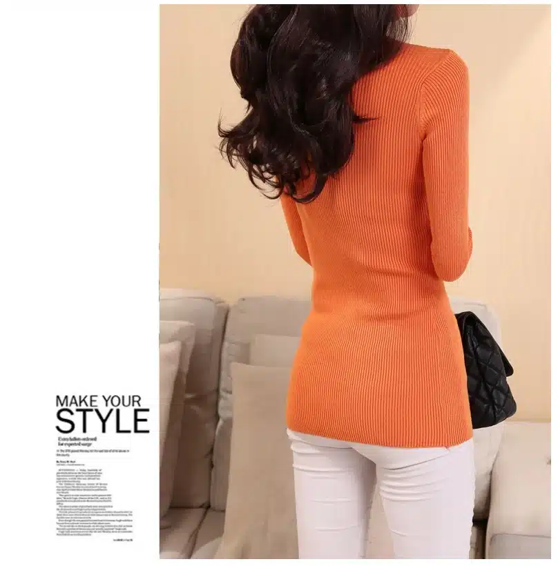 2018DRL Sweater Women Turtleneck Pullover Ladies Shirt Hot Sale Female Warm Clothing female knitted sweater high quality 19