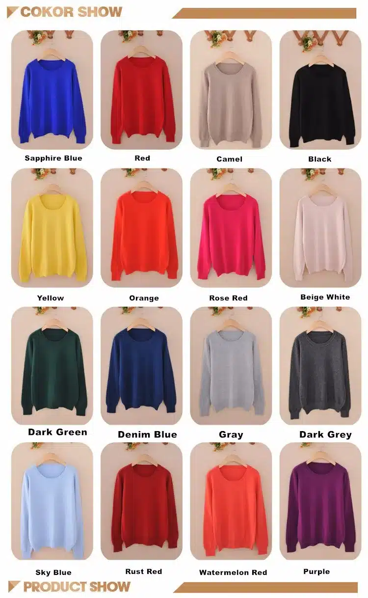 Lafarvie Sweater Women Pullovers 2017 Winter Long Sleeve Wool Female Pullovers Kintted Brand Name Women Cashmere Pullovers 11