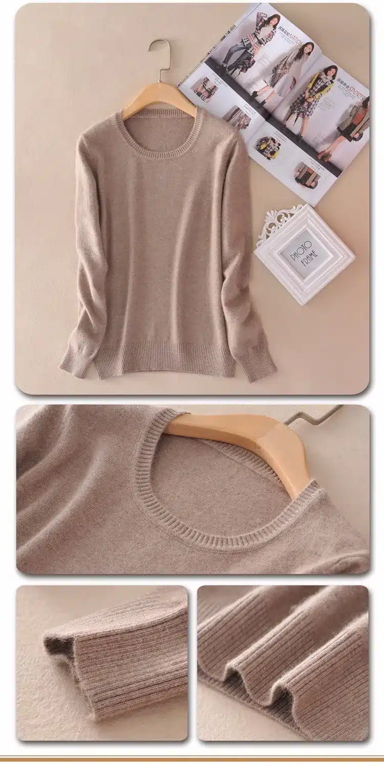 Lafarvie Sweater Women Pullovers 2017 Winter Long Sleeve Wool Female Pullovers Kintted Brand Name Women Cashmere Pullovers 13