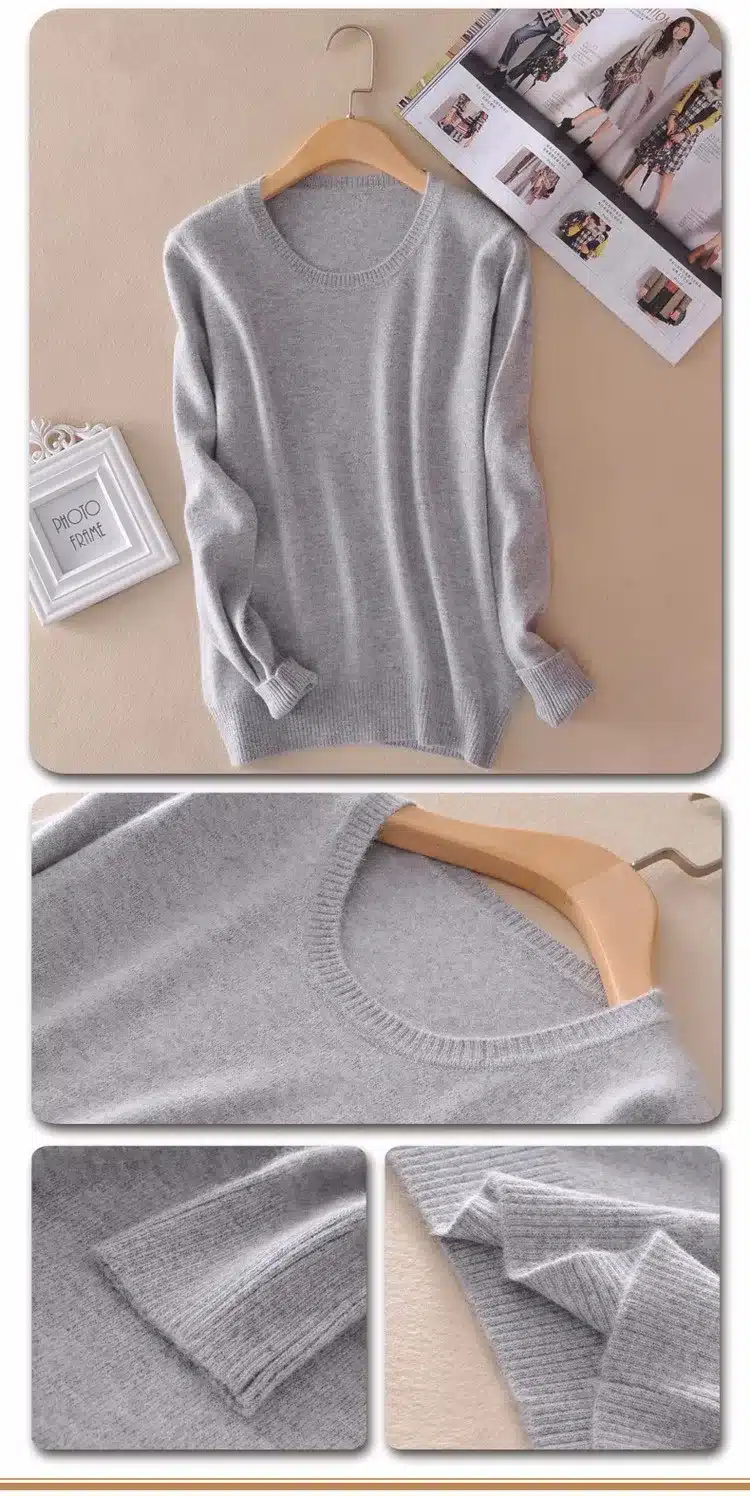 Lafarvie Sweater Women Pullovers 2017 Winter Long Sleeve Wool Female Pullovers Kintted Brand Name Women Cashmere Pullovers 20