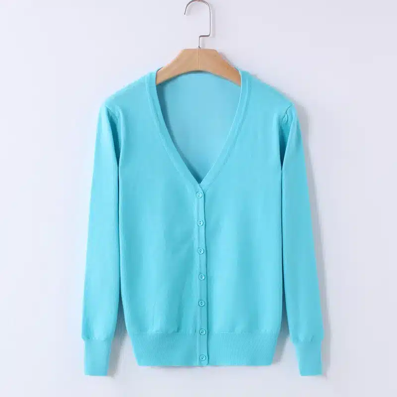 High Quality summer style Cardigan Women casual Sweet Crochet Knitted Blouse Long-sleeve Tops Women long Sweaters Cardigans 2