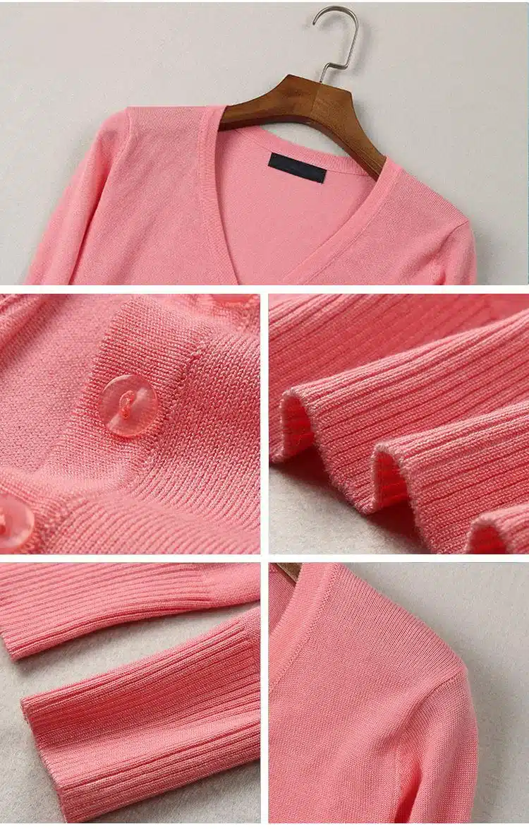 High Quality summer style Cardigan Women casual Sweet Crochet Knitted Blouse Long-sleeve Tops Women long Sweaters Cardigans 7