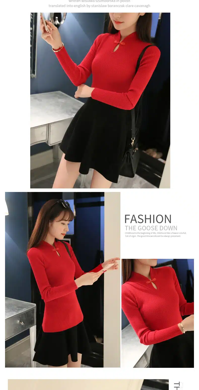 OHCLOTHING Hot 2017 Winter New Fashion Thickened half turtleneck sweater short female thread tight all-match solid new shirt 18