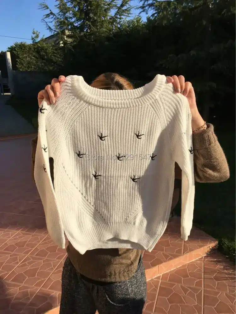 2017 New Arrivals Spring Autumn Fashion women Sweater High quality Casual Sweaters Women Jumper Pullovers Loose Femininas Blusas 18
