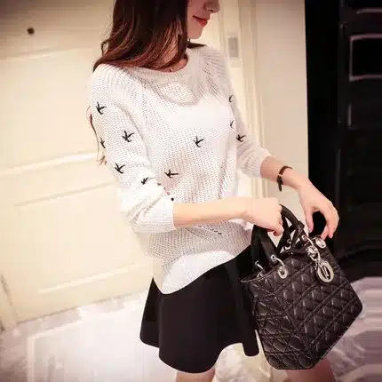 2017 New Arrivals Spring Autumn Fashion women Sweater High quality Casual Sweaters Women Jumper Pullovers Loose Femininas Blusas 22