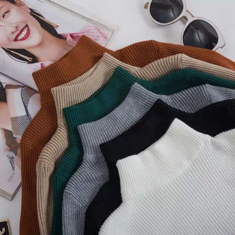 Ordifree 2018 Autumn Winter Pull Femme Cashmere Knitted Sweater Slim Jumper Turtleneck Warm Soft Women Sweaters and Pullovers 15