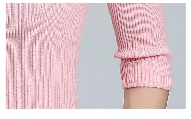 2017 New Women's Clothing Fashion Turtleneck Solid Pullover Sweaters High Elastic Slim Bottoming Knitted Sweaters Female Jumpers 19