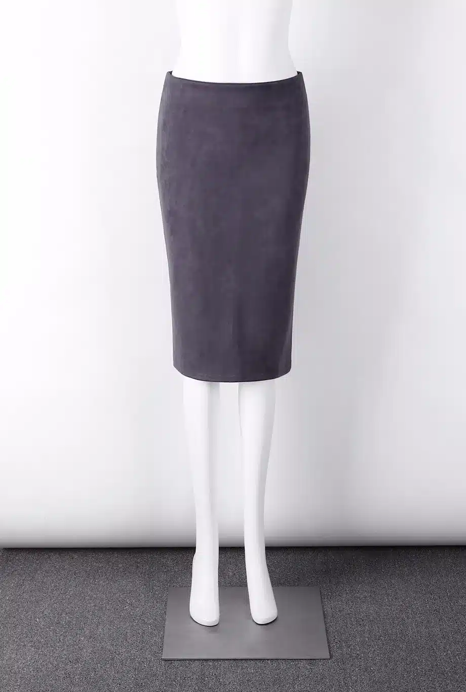 Neophil 2018 Summer Gray Pink Women Suede Midi Pencil Skirts Causal High Waist Sexy Stretch Ladies Office Work Wear Saia S1009 15