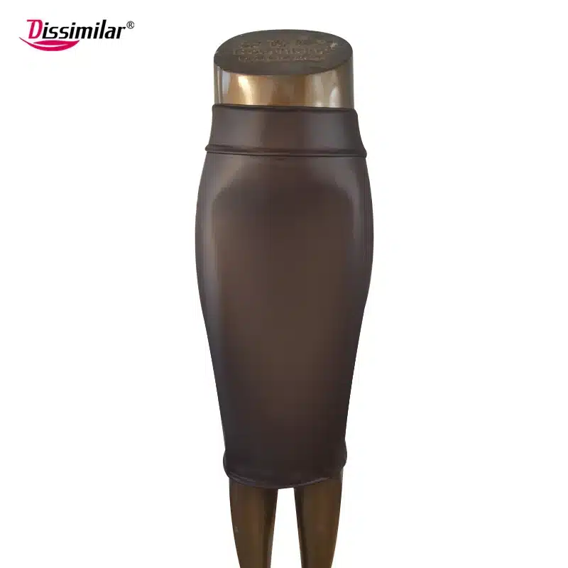 free shipping women office skirt high-waist faux leather pencil skirt black sexy elastic below knee skirt 10 colors XS/S/M/L/XL 18