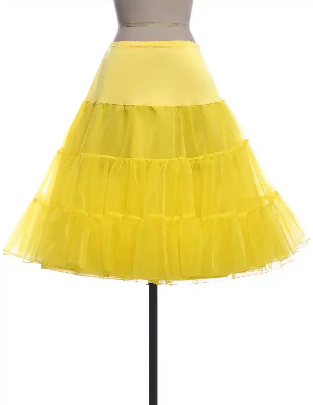 Tulle Skirts Womens Fashion High Waist Pleated Tutu Skirt Retro Vintage Petticoat Crinoline Underskirt Faldas Women Skirt Summer 19