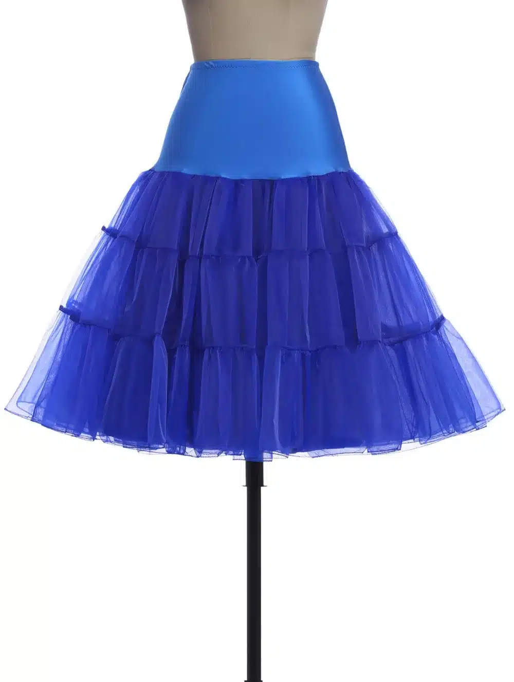 Tulle Skirts Womens Fashion High Waist Pleated Tutu Skirt Retro Vintage Petticoat Crinoline Underskirt Faldas Women Skirt Summer 20